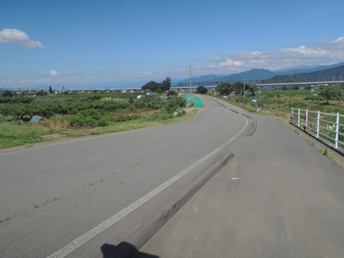 大規模自転車道地点の現在の様子です。